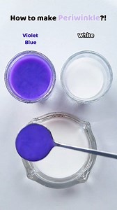 152K views · 681 reactions | How to make Periwinkle?! #colormixing #satisfying #asmr #paintmixing #trending | Painting Academy | Facebook