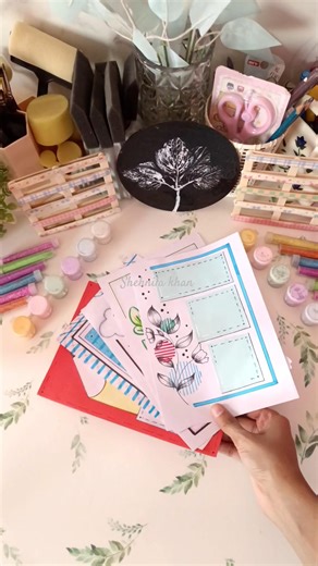 EASY BORDER DESIGNS/PROJECT WORK DESIGNS/CORNER AND SIDE BORDER DESIGN #shehnilakhan