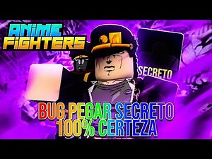 NOVO BUG PARA CONSEGUIR SECRET🥶 ! NO ANIME FIGHTERS SIMULATOR ROBLOX !!