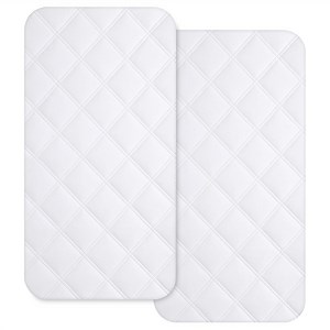 Yoofoss Baby Bassinet Mattress Protector for Boys and Girls 34X19in, Waterproof Crib Pad Cover for Hourglass/Oval - Walmart.com