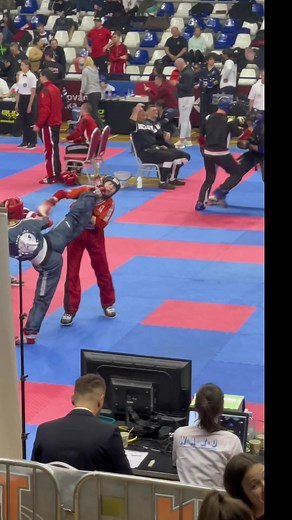 Empowering Female Kickboxing KO - Martial Arts Point Fighting