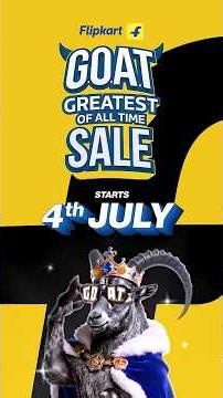 Flipkart GOAT Sale🔥Crazy Deals & Discount on TVs, ACs, Washing Machine & More