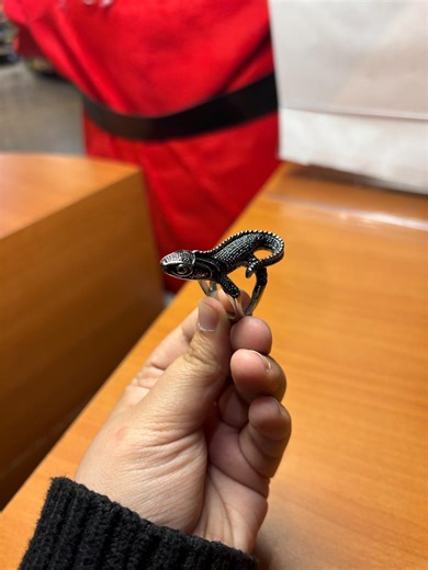 New Lizard Reptile Iguana Punk Rock Gothic Biker Silver Ring 316L Stainless Steel - Etsy