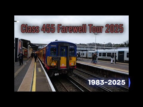 Class 455 Farewell Railtour! What an Era, That will sadly be no more!
