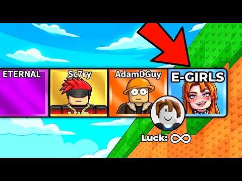 Kick A Lucky Block But With E-GIRLS ZONES!
