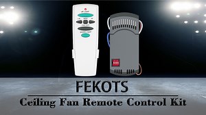 Watch UC7067RC Ceiling Fan Remote Control Kit on Amazon Live