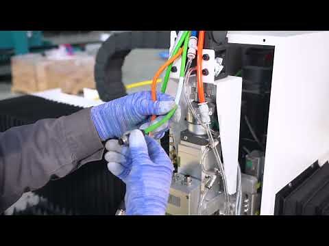 fiber laser cutting head raytools BM110 installation