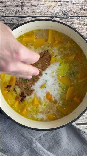 The best Fall soup!! #castiron #recipe #soup