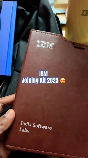 IBM Welcome kit | IBM Onboarding kit 2025 #tech #ibm