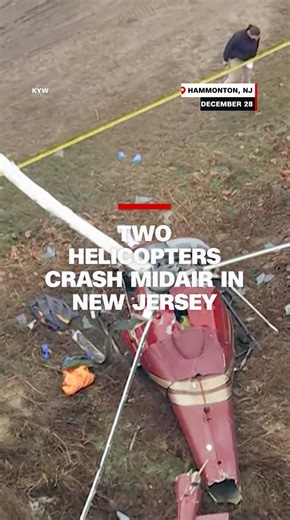 CNN on Instagram: "Two helicopters collided midair over southern New Jersey, resulting in one fatality and one person injured, officials said. Read more at the link in our bio."