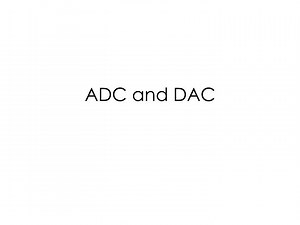 ADC and DAC - SlideServe