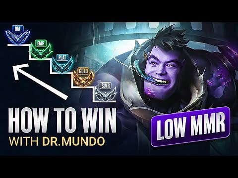 Climb out of LOWER MMR With The Highest WINRATE Top Laner NOW - Season 14 Dr.Mundo GUIDE