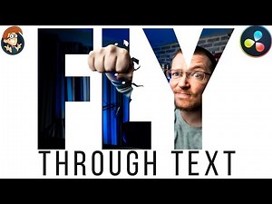 Simple Fly-Through Text Effect in Davinci Resolve 16 - 5 Minute Friday #53