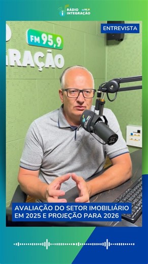 Rádio Integração FM 95,9 on Instagram: "Na Rádio Integração, conversamos com o corretor de imóveis de São José do Cedro, Elandir Zanardi da EJ Zanardi Corretor de Imóveis. Ele fala sobre os desafios do setor ao longo deste ano e projeta 2026 no setor imobiliário. Confira um trecho."