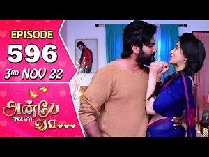 Anbe Vaa Serial | Episode 596 | 3rd Nov 2022 | Virat | Delna Davis | Saregama TV Shows Tamil