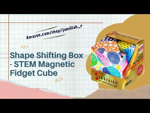 Shashibo Shape Shifting Box Review | 70+ Shapes Magnetic Fidget Toy