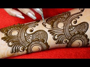 Beautiful Rounding Mehndi Design||Easy Stylish Mehndi Design||Simple Unique Mehndi Design For Hand✋