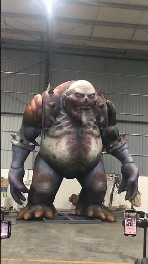 Giant animatronic inflatable monster#animatronicinflatable #EventInnovation #inflatable #animatronic