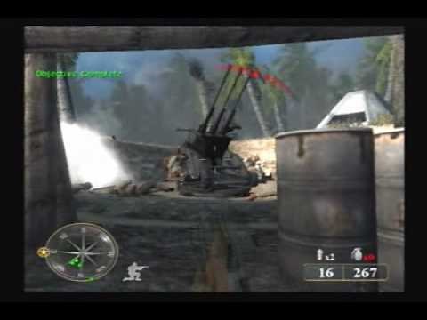 Call of Duty World at War PS2 Level 3 - part 1