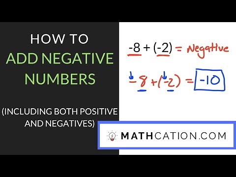 Adding Negative Numbers | 7th Grade | Mathcation.com