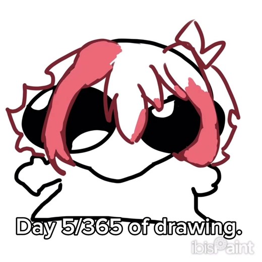 Day 5/365 days of drawing ! #ddlc #sayoriddlc #fanart #dayfive #art #lazy