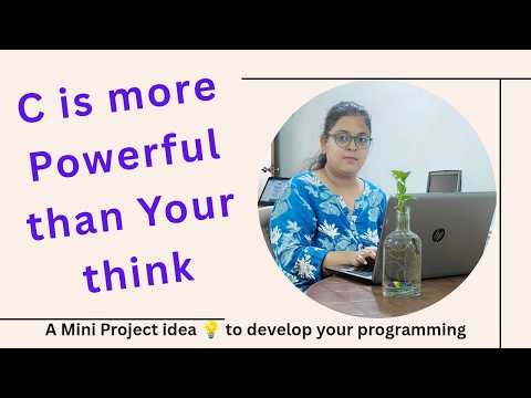 BUILD PROJECTS USING C -LANGUAGE | A MINI PROJECT IDEA TO IMPROVE YOUR PROGRAMMING SKILLS -TRY IT.