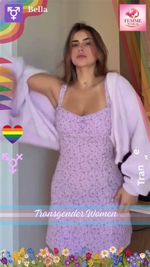 Bella TS Girl – Stunning Trans Beauty 👑🏳️‍⚧️ #shorts #transgender #viral