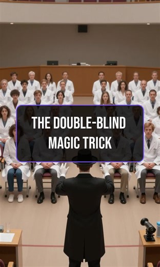 Discover the magic of science! #DoubleBlind #ScienceFacts #StayCurious