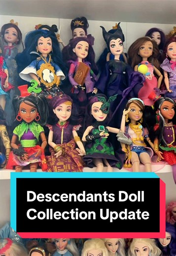 Descendants Doll Collection Update: New Bookcase Setup