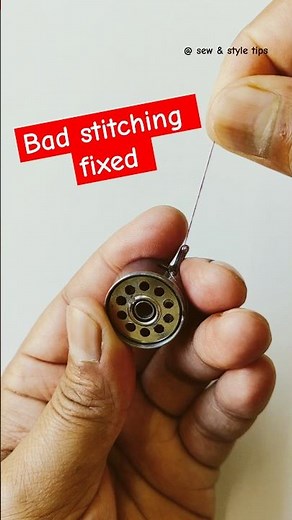 How to repair a bobbin case 🤔#sewingmachinerepair #sewinghacks #sewingtipsandtricks #diysewingtips