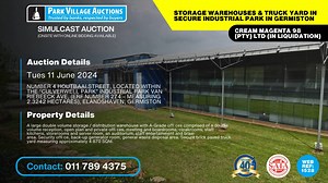 25 reactions | Discover a prime investment with this new double-volume warehouse. Perfectly divided into three sections for logistics, storage, and business expansion. Don't miss out! https://bit.ly/4bBXgSd | Park Village Auctions | Facebook