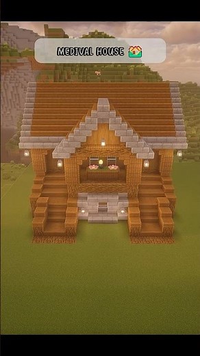 Medieval House Build in Minecraft 🏰🔥 | Easy Survival Build! #easyhouse