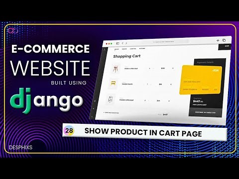 Show Product in Cart Page in E-commerce Website using Django | EP. 28