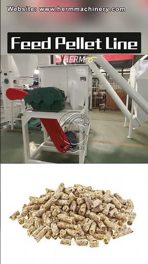 Automated Feed Production Line for Poultry, Cattle, and More | Herm Machinery #feedmill
