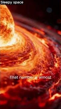This Black Hole Is Bigger Than Our Solar System! 🕳️🔥 #space #universe #astronomy