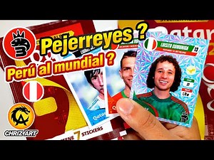 3 Pejerreyes? completo figuras paquetón del Álbum Qatar 2022 3 Reyes + Perú al mundial? | CHRIZ ART