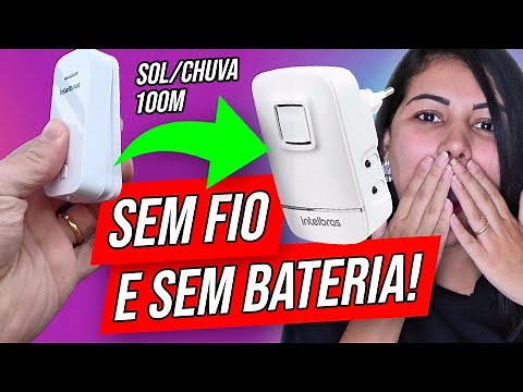 🔥 Wireless and battery-free doorbell | Intelbras Cik 200 | Easy to install Cik 200