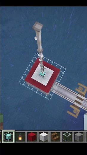 I Built an EPIC Minecraft Lighthouse 🏰🌊 | Creative Mode Build ✨🔥#Shorts