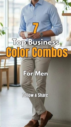 7 Business Outfit Combos #mensstyle #formalwear #officestyle #colorcombos #aesthetic #simplefits #yt