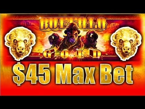 🔴BUFFALO GOLD High Limit SLOT MACHINE Cache Creek JACKPOT * HIGH LIMIT SLOTS
