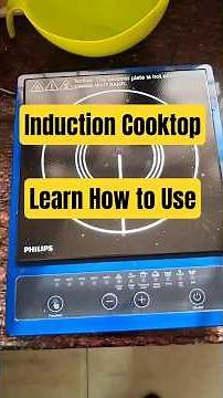 Philips Induction Cooktop. Learn how to use. #trending #Induction #lpg #philips #gas #cooktop #viral