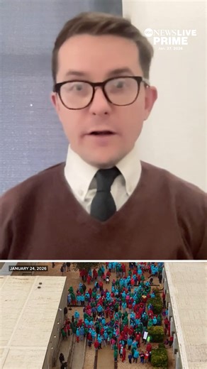 Dozens of immigrant families protested behind the fences of a Texas detention facility where a 5‑year‑old Ecuadorian boy and his father were sent after being detained in Minnesota. Attorney Eric Lee described the scene to ABC News Live: “These people are some of the most vulnerable people in this country right now.” | ABC News Live