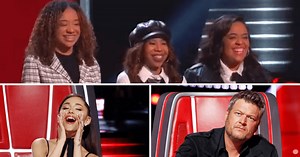 ‘The Voice’: Ariana Grande completes team with KCK3, teases Blake with epic mic drop