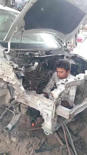 important task in Ertika apron repair #restoration #automobile #apron