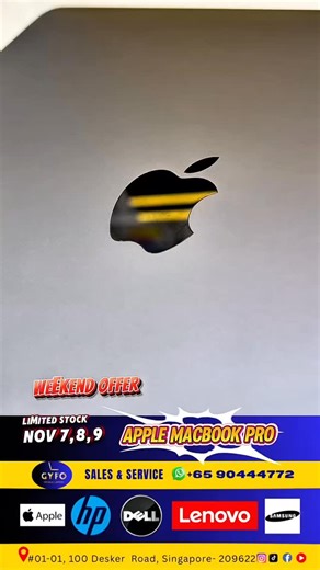 Mac Premium Laptops 🥳 MacBook Pro I7-9th Gen 16GB RAM 500GB SSD Graphic Card Hot sale 🥳 GYFO premium laptops 📍Near mustafa @100 Desker Road # 01-01 singapore 209622 For more details 65 90444772 #singapore@gyfo_singapore #tamil #gyfo #viral #laptops # | Gyfo Laptops