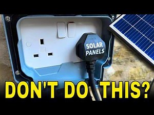 DIY Solar: We’re Told Never Do This… So I Did