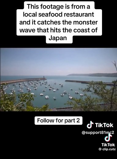 Unseen Footage of Japan Tsunami | Scary Moments Before Disaster