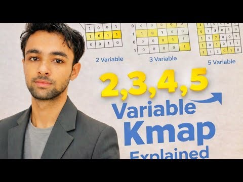 K-MAP | KARNAUGH MAP | 5 Variable K-MAP | 2 Variable Kmap | 4 Variable Kmap | #kmap ‪@aktuexams‬