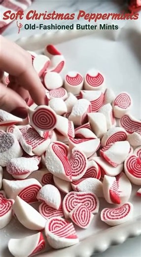 5.3K views · 81 reactions | Soft Christmas Peppermints Old-Fashioned...