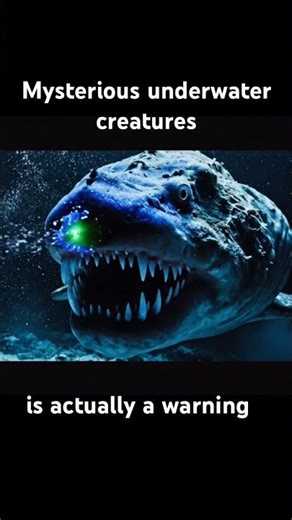 Scary underwater creatures #shorts #ai #ocean #creepy #space #movie